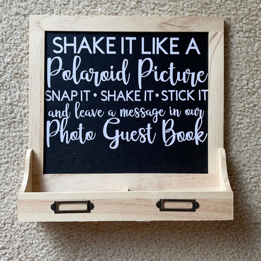 Wedding guestbook sign